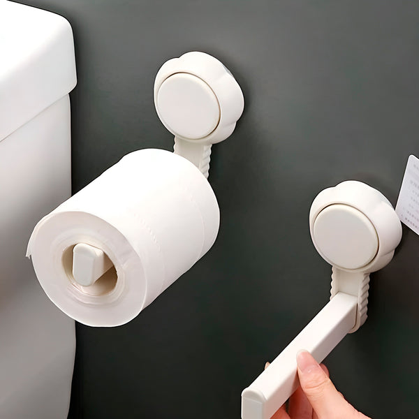 Suporte Porta Papel Higiênico Parede Banheiro Ventosa