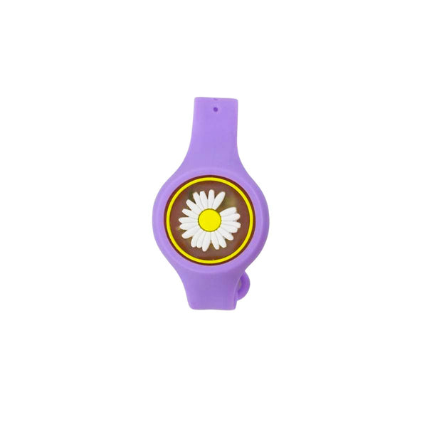 Pulseira Relogio Infantil Anti Mosquito Repelente Figurinhas Cor:Roxo
