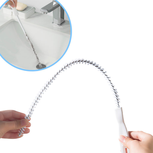 Escova Longa Multiuso Remove Cabelo Ralo Pia Tanques 40cm e 55cm