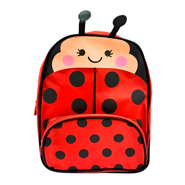 Mochila Infantil Personagens Bichinhos Escolar Estampa:Joaninha