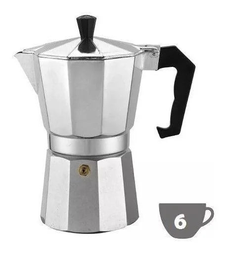 Cafeteira Italiana Em Aluminio Para 6 Xicaras - Qualidade