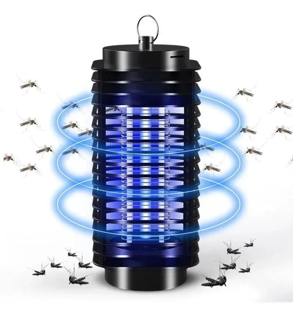 Armadilha Mata Mosquito Pega Inseto Led Luz Choque Eletrico Bivolt