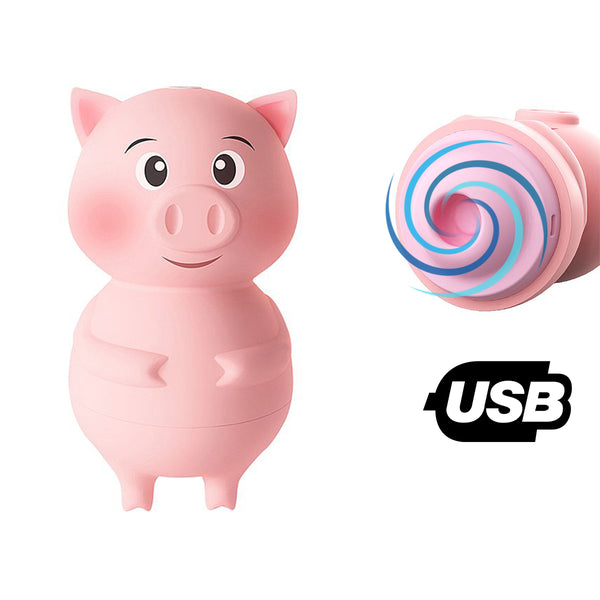 Vibrador Porquinho Sugar Estimulador Clitóris Recarregável USB