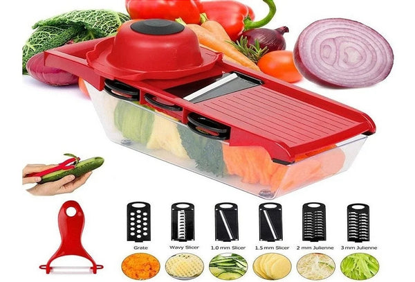 Mandoline Fatiador De Legumes Ralador  Aço Inoxidavel
