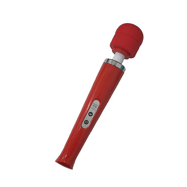 Vibrador Recarregável Varinha Mágica Silicone USB Cor:Vermelho